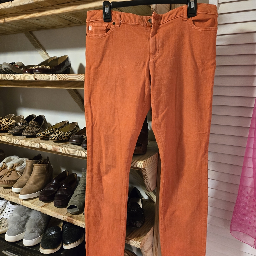 Michael Kors Orange Skinny Jeans